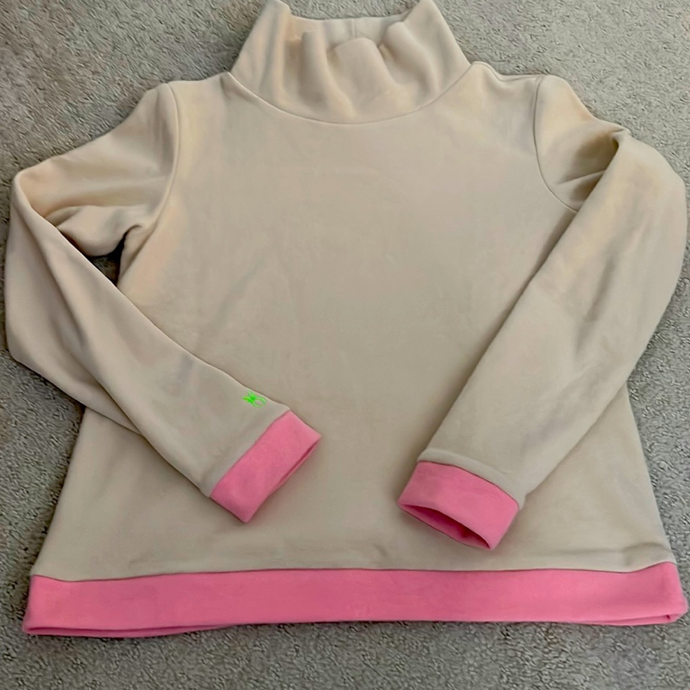 Dudley Stephens Park Slope Two Tone Beige Pink XS Fleece